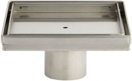 Signature Hardware 406497 Cohen 6” Tile Insert Shower Drain - Stainless Steel - £96.41 GBP