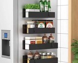 4 Pack Magnetic Spice Storage Rack Organizer For Refrigerator And Oven, ... - $42.99