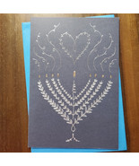 Chanukah Jewish Holidays Greeting Card Family Festival Lights Faith Free... - $3.92