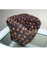 Longaberger Medium Pumpkin Boo Basket Halloween Liner NEW - $14.88 CAD