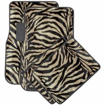 Auto Floor Mats 4PC Heavy Duty Carpet Safari Leopard Tigre Onca Animal Print - £11.23 GBP