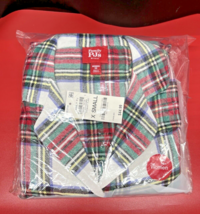 Macy&#39;s Family PJs Women&#39;s Flannel Red Green White Plaid Christmas EXTRA SMALL - £12.65 GBP