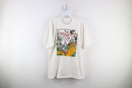 Vintage 90s Mens XL Spell Out The Wizard of Oz Play Short Sleeve T-Shirt White - £39.52 GBP