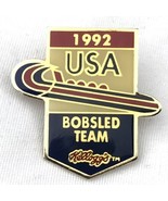 USA Olympic Bobsled Team 1992 Vintage Pin Brooch Kellog’s - £9.42 GBP
