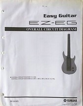 Yamaha EZ-EG Guitar Original Overall Circuit Diagrams Schematics Sheet In Cover - £38.87 GBP