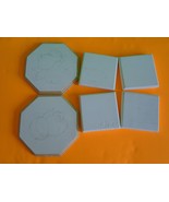 6 WOOD PLAQUES UNFINISHED VARIOUS SHAPES AND SIZES sold AS IS ship fast - $16.45 CAD