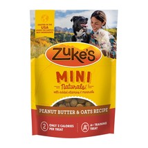 Zuke&#39;s Mini Naturals Training Dog Treats Peanut Butter and Oats Recipe -... - £19.95 GBP