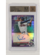 Authenticity Guarantee 
2017 Bowman Chrome Draft Autographs Royce Lewis ... - £388.44 GBP