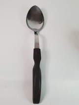 CUTCO No. 12 Serving Spoon Made in USA Brown Orange Swirl Marble Vintage - $18.76