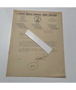 National American Wholesale Lumber Association Letter 1929 signed Ben Wo... - $1,258.40 MXN