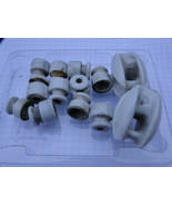 Antique USSR 11 + 2 Pcs. Porcelain Insulators For Electric Wiring Instal... - $623.42 MXN