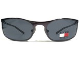 Tommy Hilfiger Gafas de Sol TH7048 BLK-3 Negro Redondo Monturas con Azul... - $32.35