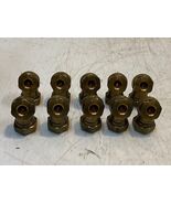 10 Qty of 90-Degree Brass Closed Ball Foot Air Chucks 11mm ID 34mm L (10... - $733.68 MXN