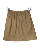 J Crew Womens Brown Wool Blend Lined Pockets Elastic Waist Mini Skirt Si... - £7.38 GBP