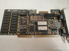 1990 Vintage ISA Card ATI VGA Wonder (109009500 ) 256KB RAM 286 386 486 - $172.63