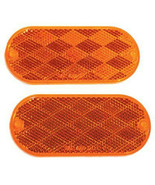 Optronics RE-12AK Reflector Oblong Amber/Pair - $18.13 CAD