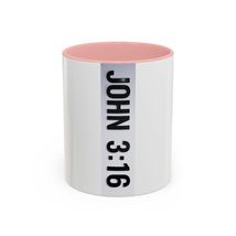 John 3:16 Accent Coffee Mug Christian Bible Verse Two Tone 11oz 15oz Fre... - $18.79+