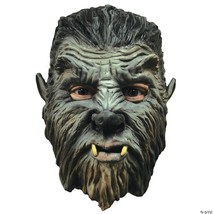 Werewolf Monster Adult Mask Fangs Creepy Scary Horror Halloween Costume ... - £64.09 GBP