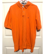 Tommy Hilfiger Orange Mens XL Polo Shirt - $92.47 MXN