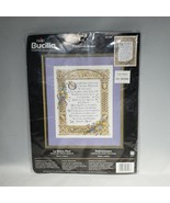 Bucilla The Lords Prayer Counted Cross Stitch Kit 2002 43198 Factory Sealed - £17.54 GBP