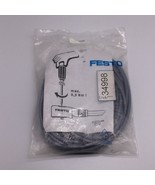 NEW FESTO KMYZ-2-24-5 LED CONNECTING CABLE FOR VALVE 2.5M PN 34998 - £38.55 GBP