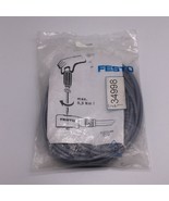 NEW FESTO KMYZ-2-24-5 LED CONNECTING CABLE FOR VALVE 2.5M PN 34998 - $66.55 CAD
