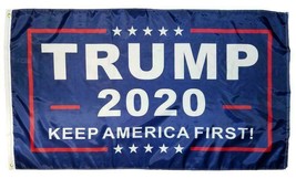 Trump 2020 Keep America First 3x5 Flag Nylon - 150 denier nylon fabric - NEW! - £10.15 GBP