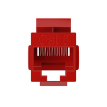 UNC Group C6-CPLR-RED CAT6 RJ45 KEYSTONE IN-LINE COUPLER, RED - $541.77 MXN