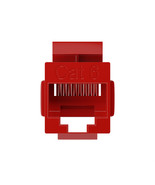 UNC Group C6-CPLR-RED CAT6 RJ45 KEYSTONE IN-LINE COUPLER, RED - $544.92 MXN