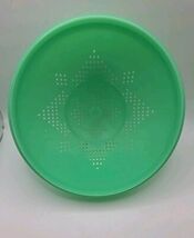 Tupperware Jade Green Colander Footed Strainer Bowl 339-3 Granny Core Vi... - $9.85