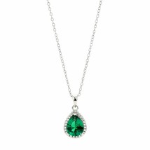 100% Natural Green Emerald Pendent,emerald sterling Silver pendent Locket 2.2 Ct - £58.54 GBP