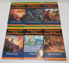 Animated Stories From The Book Of Mormon Lof of 6 #2 3 5 7 8 11 Rare VHTF - £37.55 GBP