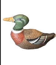 Vintage Mallard Duck Throw Pillow Stuffed Plush - $14.03