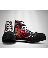Marilyn Manson Music Rock Printed Canvas Sneaker Shoes - £31.18 GBP+