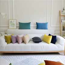 Sofa Velvet Throw Pillow - £19.35 GBP