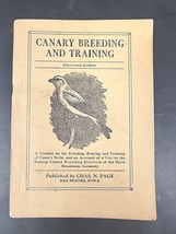 RARE Canary Breeding and Training by Chas. N. Page, Illustrated 1st Edition 1902 - £18.27 GBP