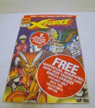 Marvel Comics X- Force #1 August 1991 Factory Sealed w/ Super Hero Trading Card - £7.20 GBP