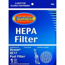 EnviroCare Replacement Premium Vacuum Cleaner HEPA Filter made to fit Dyson DC17 - $25.99