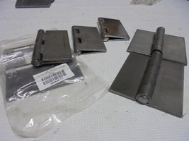 7 LOT Odd Grainger/Other Mix Lot 4&quot; Steel Weld On Surface Hinges - $61.75