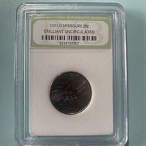 2003  D  Missouri State Quarter Uncirculated Coin INB CERTIFIED - $9.90