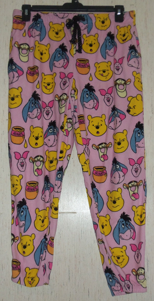 EXCELLENT WOMENS Disney Pooh &amp; FRIENDS SUPER SOFT FLEECE PAJAMA PANT  SI... - $23.33
