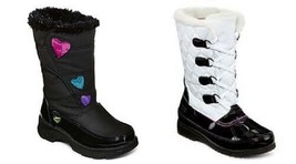 Totes Kids Girls  Lace Up Winter Boots Snow Boots Size  11M NWT - $25.99