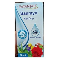 Patanjali Ayurvedic Herbal SAUMYA Eyedrops 10ml (pack of 4) - $11.62