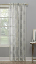 Mainstays Marjorie Sheer Voile Curtain, Single Panel Brownstone  58&quot; W X... - £15.92 GBP