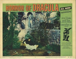 Horror Of Dracula (1958) Us Lobby Card #5 Christopher Lee Hammer Horror Fine+ - £233.33 GBP
