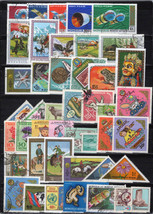 ZAYIX Mongolia Collection of Used Sets &amp; Singles Space Horses Art 101623S85 - £7.95 GBP
