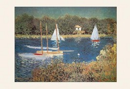 Bassin D'Argenteuil by Claude Monet - Art Print - £17.63 GBP+
