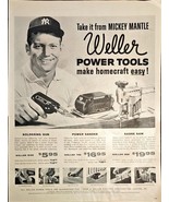 Mickey Mantle New York Yankees Weller Power Tools Homcraft-1958 Vintage ... - $15.66 CAD