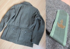 RARE Swedish army Military Uniform Jacket VINTAGE Wool Three Crowns C44 Mens - £63.94 GBP