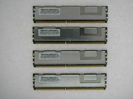 Not For Pc! 16GB 4x4GB PC2-5300 Ecc FB-DIMM Dell Power Edge 1950 Server Tested - £24.46 GBP